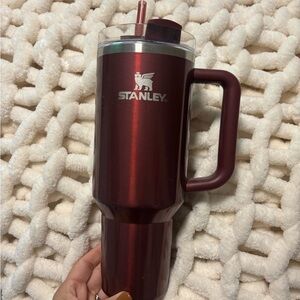 Stanley Burgundy Travel Mug with Handle
